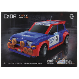 CADA RENAULT R5 MAXI TURBO N 3 1981 - 282 pcs - BLUE RED 1/20