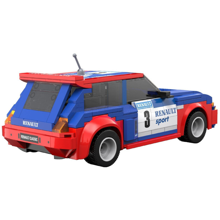 CADA RENAULT R5 MAXI TURBO N 3 1981 - 282 pcs - BLUE RED 1/20
