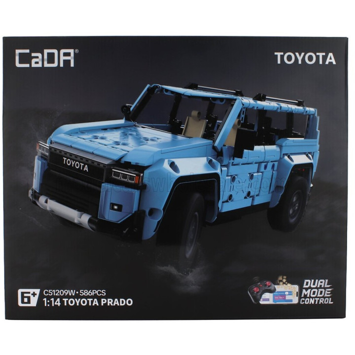 CADA TOYOTA LAND CRUISER 2024 - 579 PCS - LIGHT BLUE 1/14