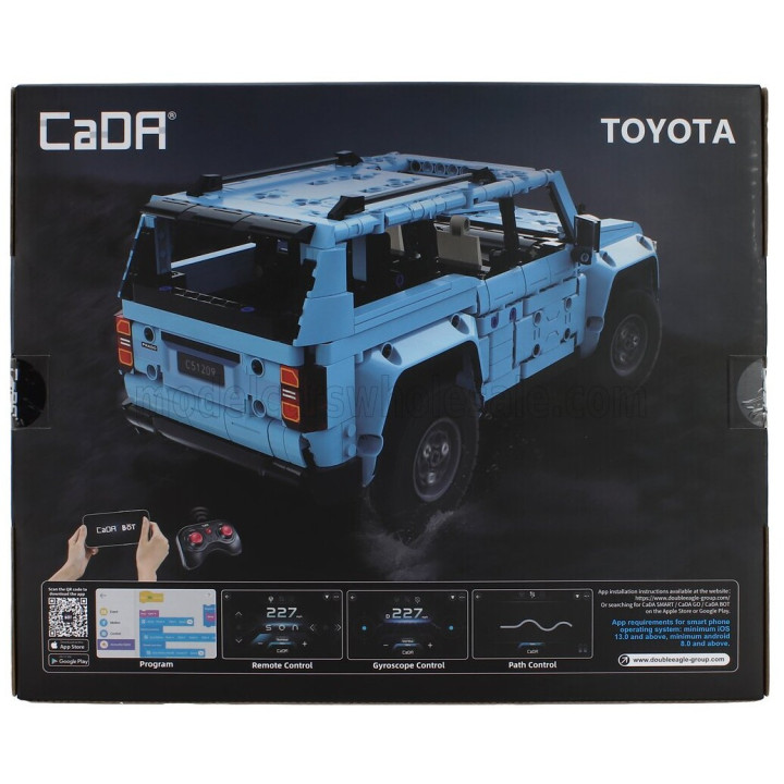 CADA TOYOTA LAND CRUISER 2024 - 579 PCS - LIGHT BLUE 1/14