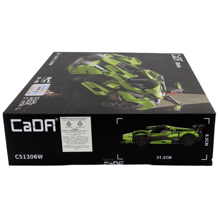 CADA CADA RC SHADOW EDGE SPORTS CAR - 432 pcs - GREEN BLACK 1/16