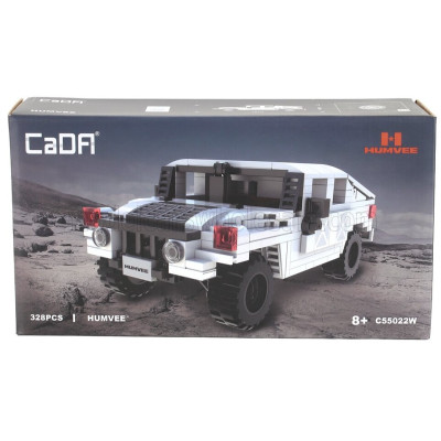 CADA HUMVEE OFF-ROAD - 328 pcs - WHITE BLACK 1/24