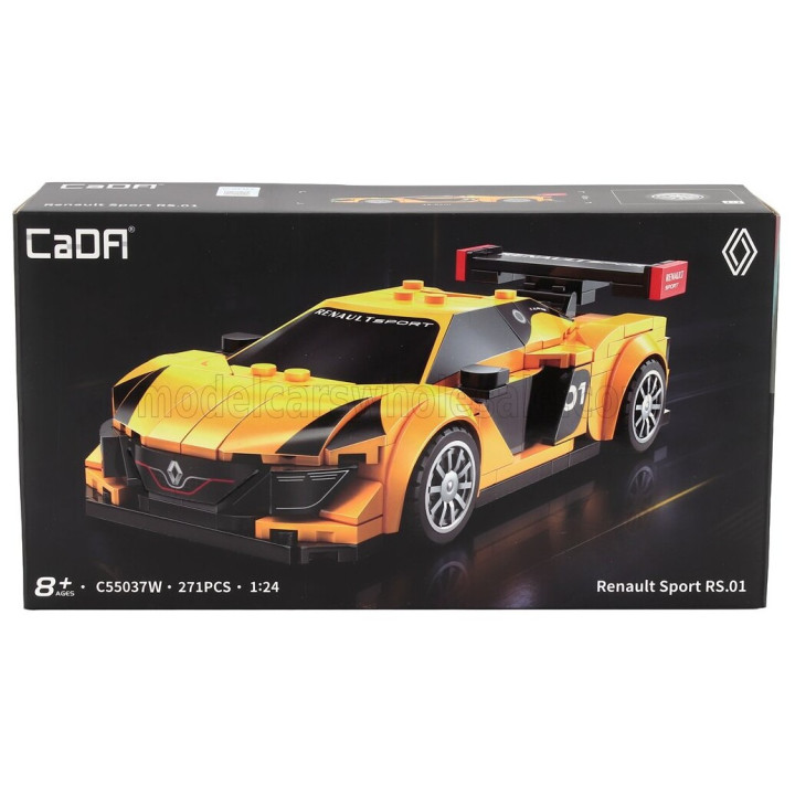 CADA RENAULT RS.01 - 5466 pcs - YELLOW BLACK 1/24