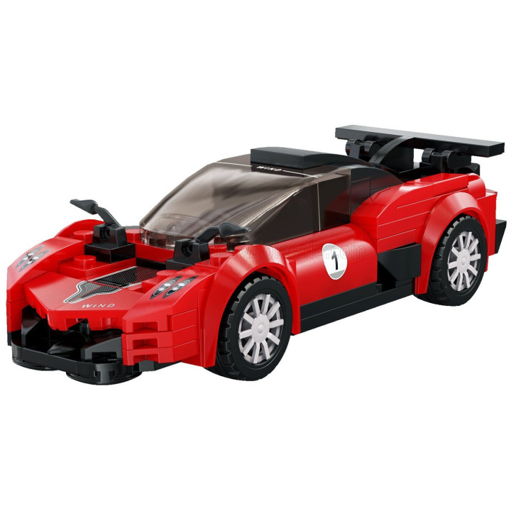 CADA CADA CRIMSON WING RACER - 158 pcs - RED BLACK 1/32