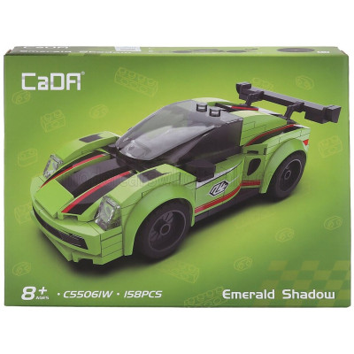CADA CADA EMERALD SHADOW SPRINT - 158 pcs - LIGHT GREEN BLACK 1/32