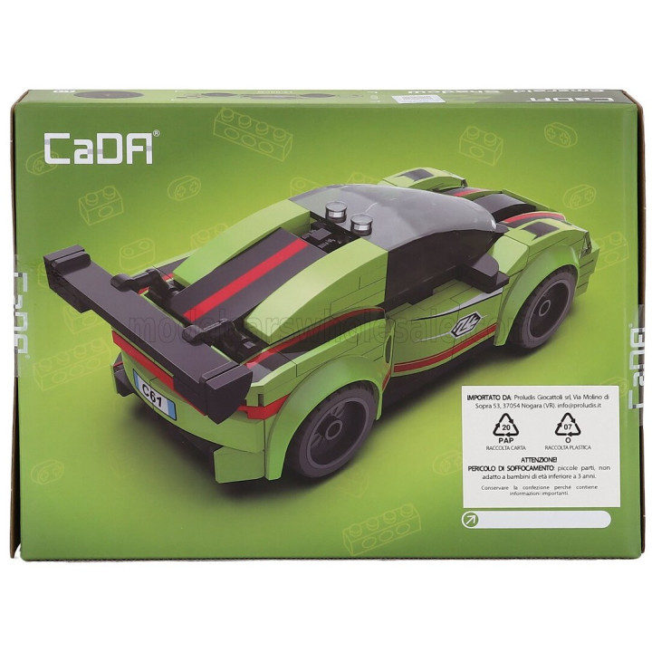 CADA CADA EMERALD SHADOW SPRINT - 158 pcs - LIGHT GREEN BLACK 1/32