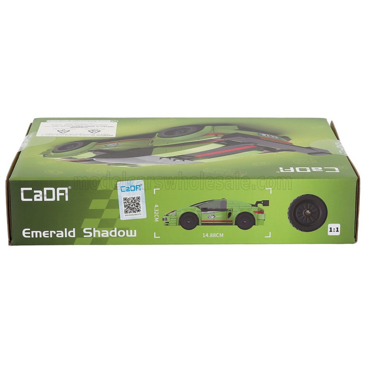 CADA CADA EMERALD SHADOW SPRINT - 158 pcs - LIGHT GREEN BLACK 1/32