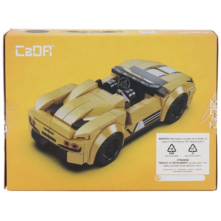 CADA CADA GOLDEN STAR CREST - 160 pcs - YELLOW WHITE 1/32