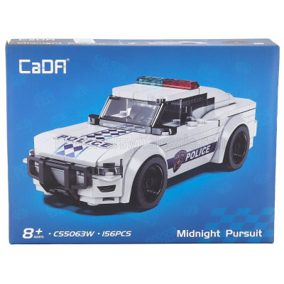 CADA CADA POLICE CAR - NIGHT HUNT PURSUIT - 156 pcs - WHITE 1/32