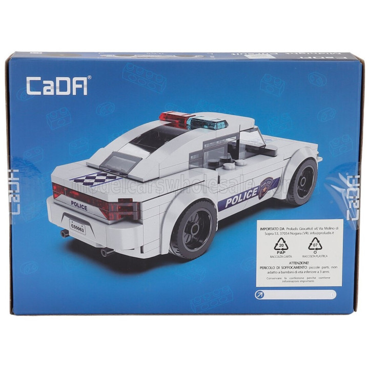 CADA CADA POLICE CAR - NIGHT HUNT PURSUIT - 156 pcs - WHITE 1/32