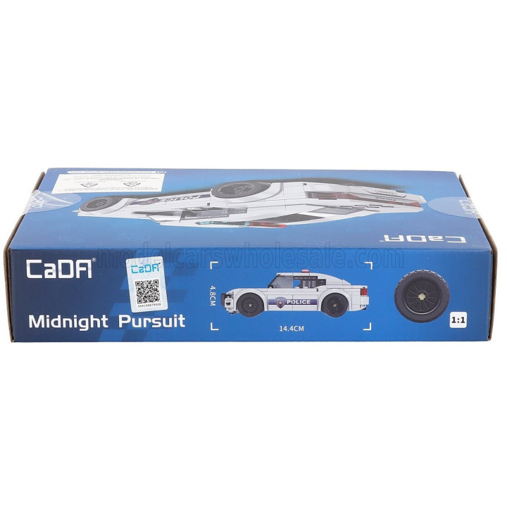 CADA CADA POLICE CAR - NIGHT HUNT PURSUIT - 156 pcs - WHITE 1/32