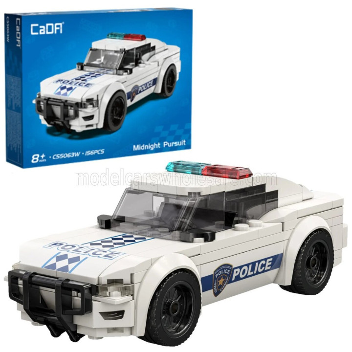 CADA CADA POLICE CAR - NIGHT HUNT PURSUIT - 156 pcs - WHITE 1/32