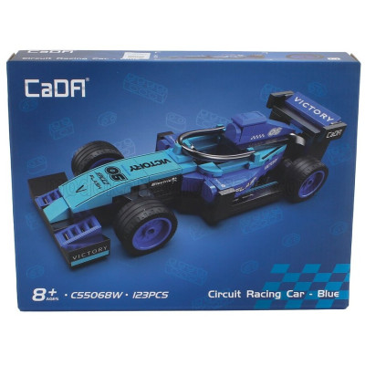 CADA CADA PADDOCK N 6 RACER F1 - 123 PCS - BLUE 1/32