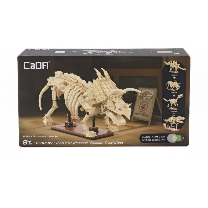 CADA CADA DINOSAUR FOSSILS - TRICERATOPS - 272 pcs