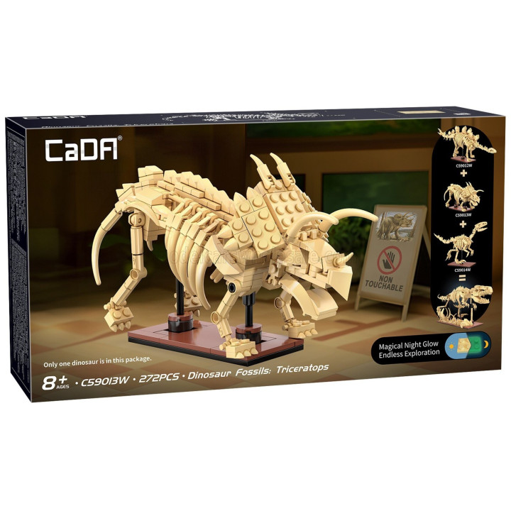CADA CADA DINOSAUR FOSSILS - TRICERATOPS - 272 pcs