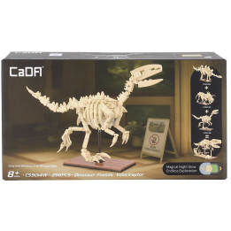 CADA CADA DINOSAUR FOSSIL - VELOCIRAPTOR - 256 pcs
