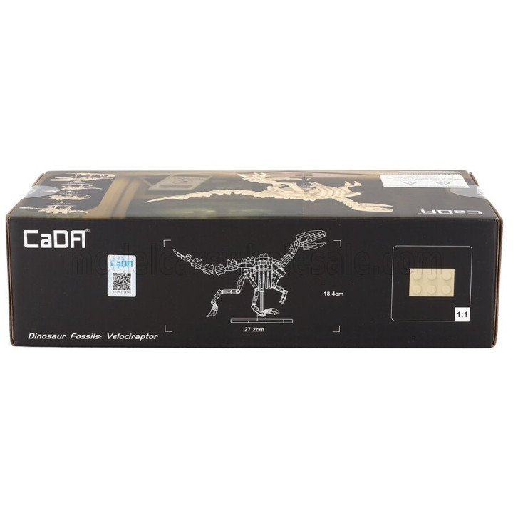 CADA CADA DINOSAUR FOSSIL - VELOCIRAPTOR - 256 pcs