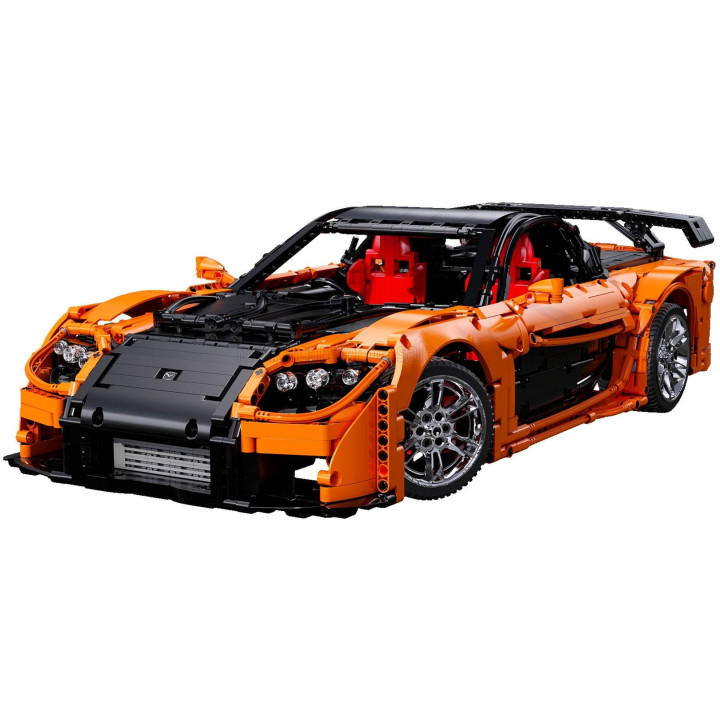 CADA MAZDA RX-7 (FD3S) VEILSIDE 2011 - 3305 PCS - ORANGE BLACK 1/8