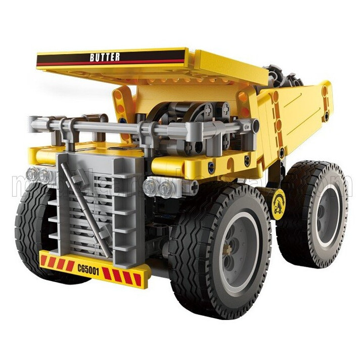 CADA CADA HEAVY DUTY TRUCK - 372 pcs - YELLOW BLACK