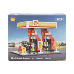 CADA CADA SHELL RETAIL STATION MINI - 305 pcs