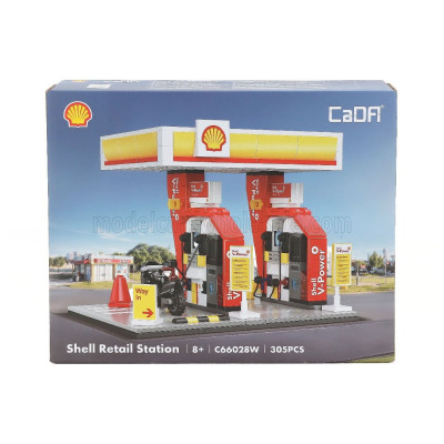 CADA CADA SHELL RETAIL STATION MINI - 305 pcs