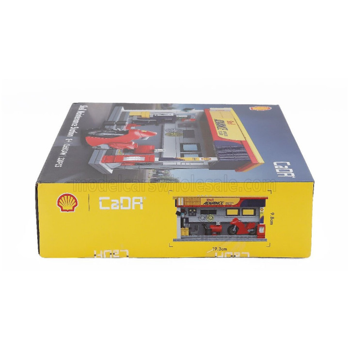 CADA CADA SHELL TANKER MINI REPAIR STATION - 330 pcs