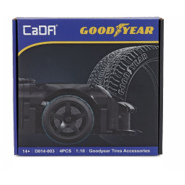 CADA CADA GOODYEAR TIRE SET - 4 pcs - BLACK 1/10