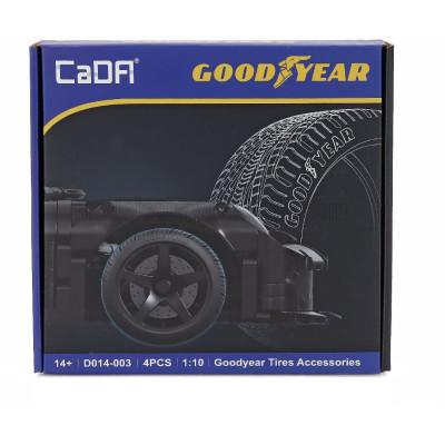 CADA CADA GOODYEAR TIRE SET - 4 pcs - BLACK 1/10