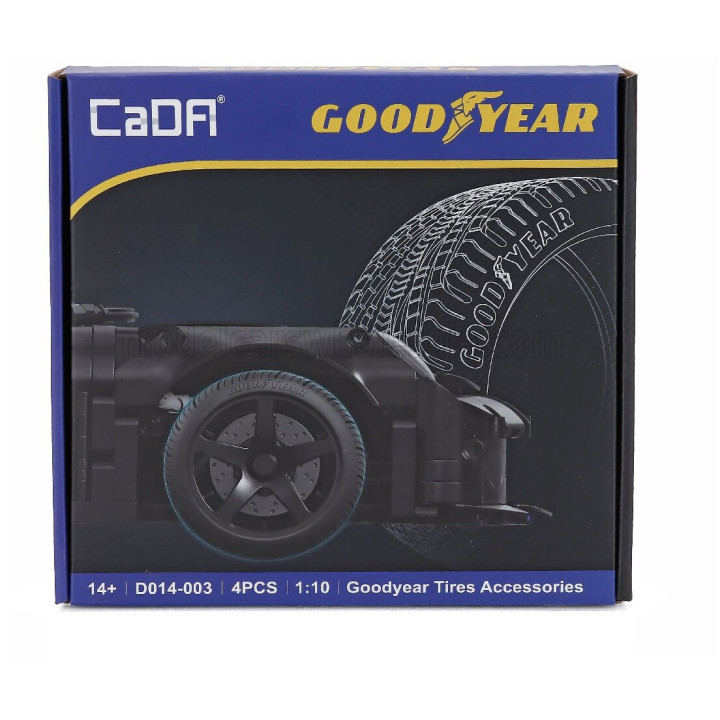 CADA CADA GOODYEAR TIRE SET - 4 pcs - BLACK 1/10