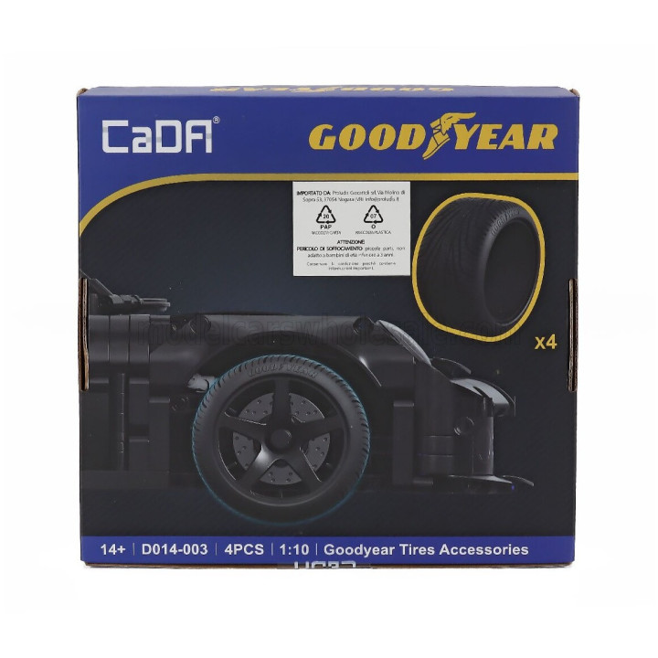 CADA CADA GOODYEAR TIRE SET - 4 pcs - BLACK 1/10