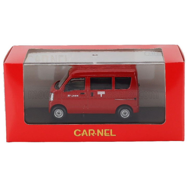 CAR NEL SUZUKI EVERY (DA17V) MINIBUS JAPAN POSTAL DELIVERY 2015 - RED 1/43