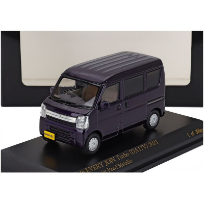 CAR NEL SUZUKI EVERY JOIN TURBO (DA17V) MINIBUS 2021 - PURPLE 1/43