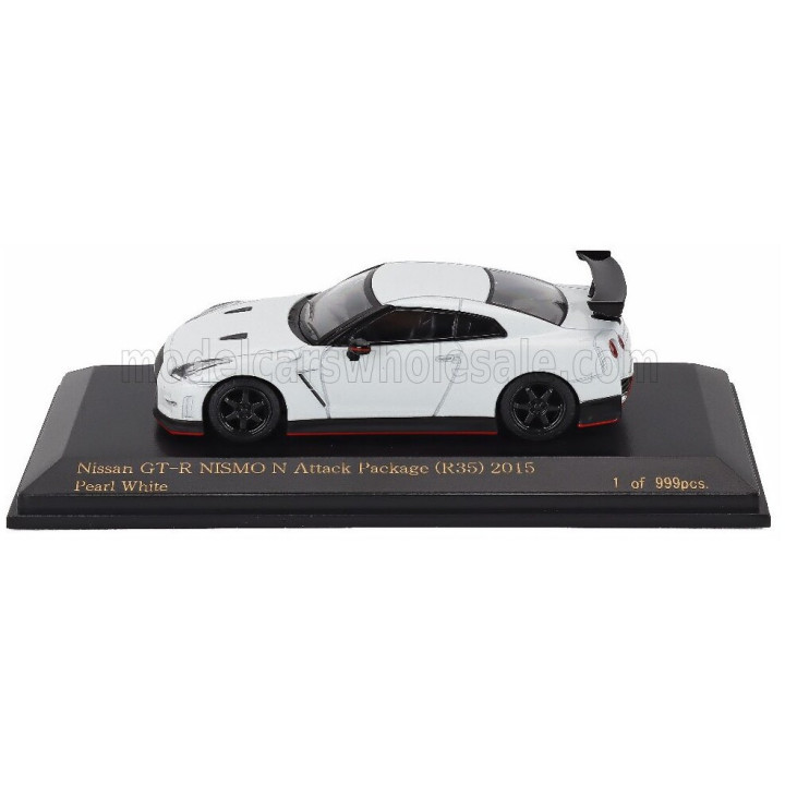CAR NEL NISSAN GT-R (R35) NISMO ATTACK PACKAGE 2015 - WHITE 1/64