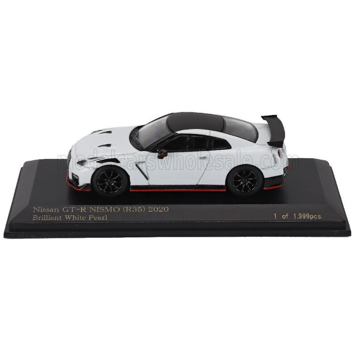 CAR NEL NISSAN GT-R (R35) NISMO 2020 - WHITE 1/64