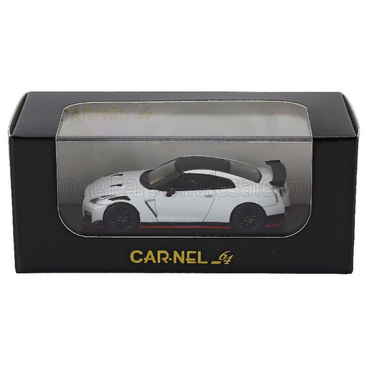 CAR NEL NISSAN GT-R (R35) NISMO 2020 - WHITE 1/64