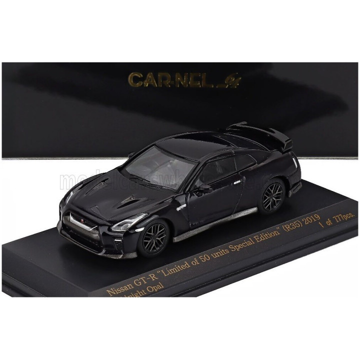 CAR NEL NISSAN GT-R (R35) 2019 - LIMITED OF 50 UNITS SPECIAL EDITION - BLACK 1/64