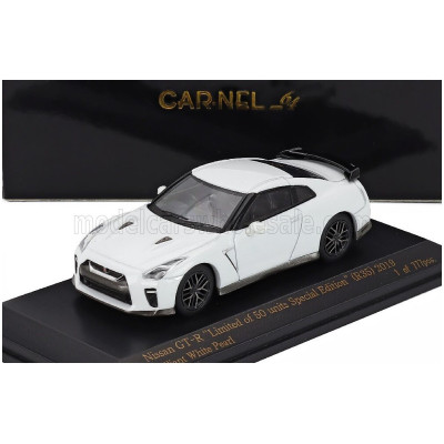 CAR NEL NISSAN GT-R (R35) 2019 - LIMITED OF 50 UNITS SPECIAL EDITION - WHITE 1/64