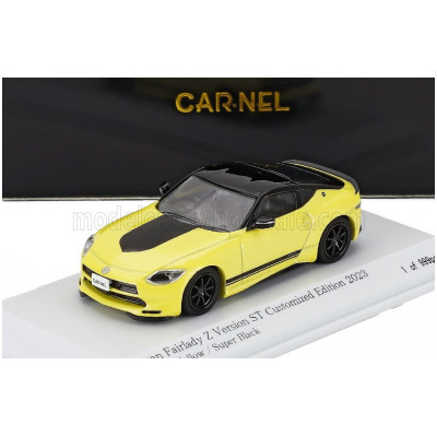 CAR NEL NISSAN FAIRLADY Z ST CUSTOMIZED EDITION 2023 - YELLOW BLACK 1/64