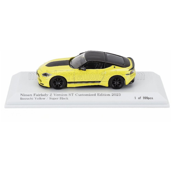 CAR NEL NISSAN FAIRLADY Z ST CUSTOMIZED EDITION 2023 - YELLOW BLACK 1/64