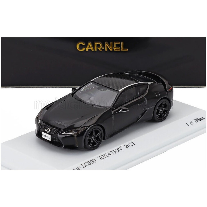 CAR NEL LEXUS LC500 AVIATION 2021 - BLACK 1/64