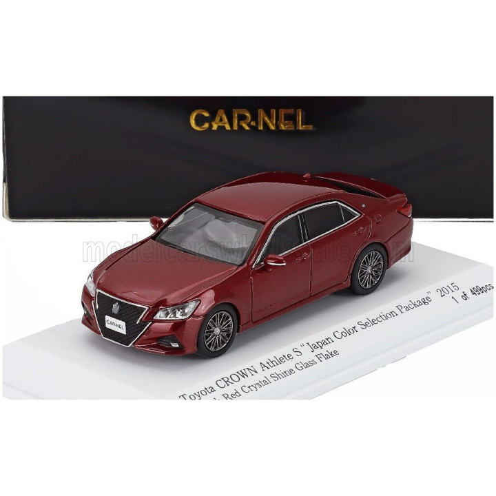 CAR NEL TOYOTA CROWN ATHLETE S SELECTION PACKAGE 2015 - RED 1/64