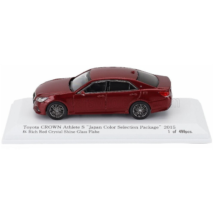 CAR NEL TOYOTA CROWN ATHLETE S SELECTION PACKAGE 2015 - RED 1/64