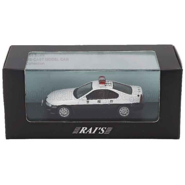 CAR NEL HONDA PRELUDE (BB4) TOKYO POLICE MPD 1992 - WHITE BLACK 1/64