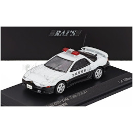 CAR NEL MITSUBISHI GTO TWIN TURBO (Z16A) JAPAN POLICE 1994 - WHITE BLACK 1/64
