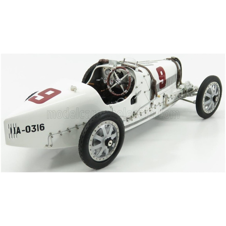 CMC BUGATTI T35 N 9 NATION COLOUR PROJECT GERMANY 1924 - WHITE 1/18