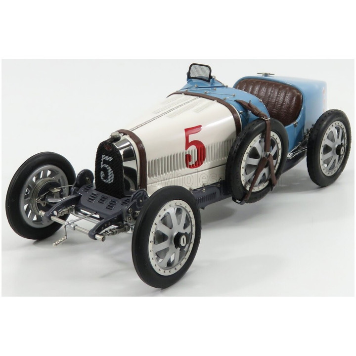 CMC BUGATTI T35 N 5 NATION COLOUR PROJECT ARGENTINA 1924 - LIGHT BLUE WHITE 1/18