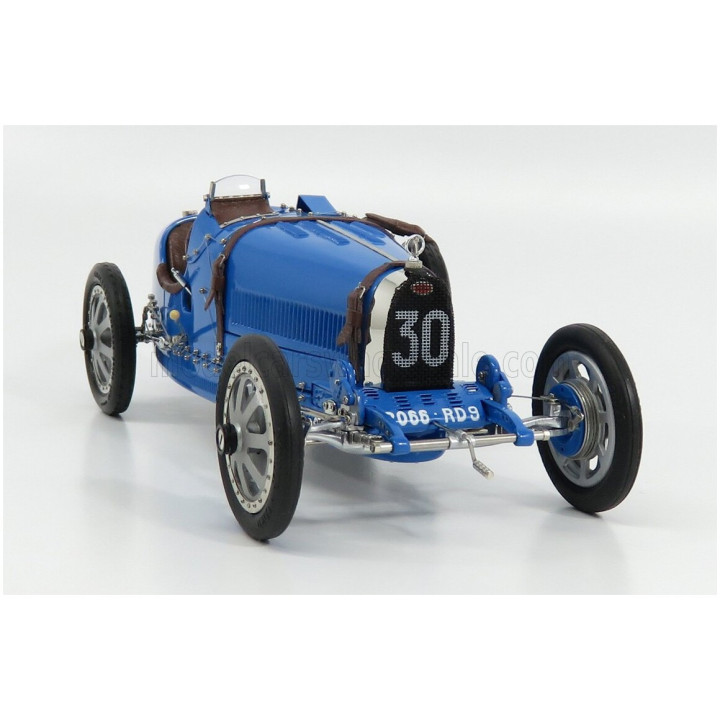 CMC BUGATTI T35 N 30 WITH DRIVER FIGURE 1924 - BLUE 1/18