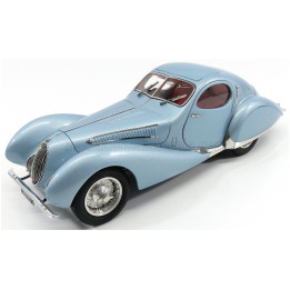 CMC TALBOT LAGO T150 COUPE C-SS TEARDROP FIGONI & FALASCHI 1937 - LIGHT BLUE MET 1/18