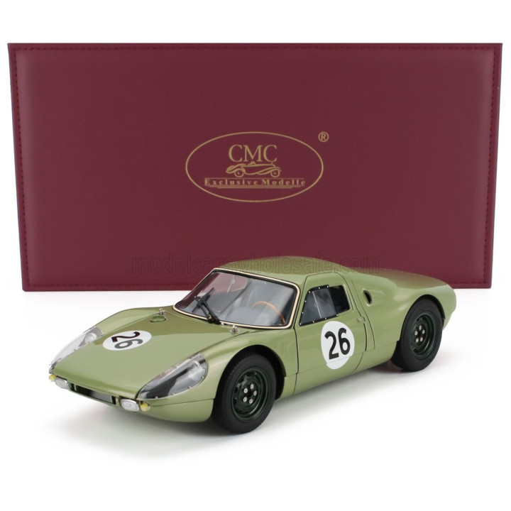 CMC PORSCHE 904 CARRERA GTS ch.904-025 N 26 SILVERSTONE INTERNATIONAL GRAND TOURING 1964 INNES IRELAND - GREEN 1/18