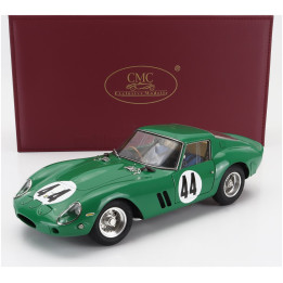 CMC FERRARI 250 GTO ch.4491 RHD COUPE N 44 2nd BRITISH GP SILVERSTONE 1963 DAVID PIPER - GREEN 1/18